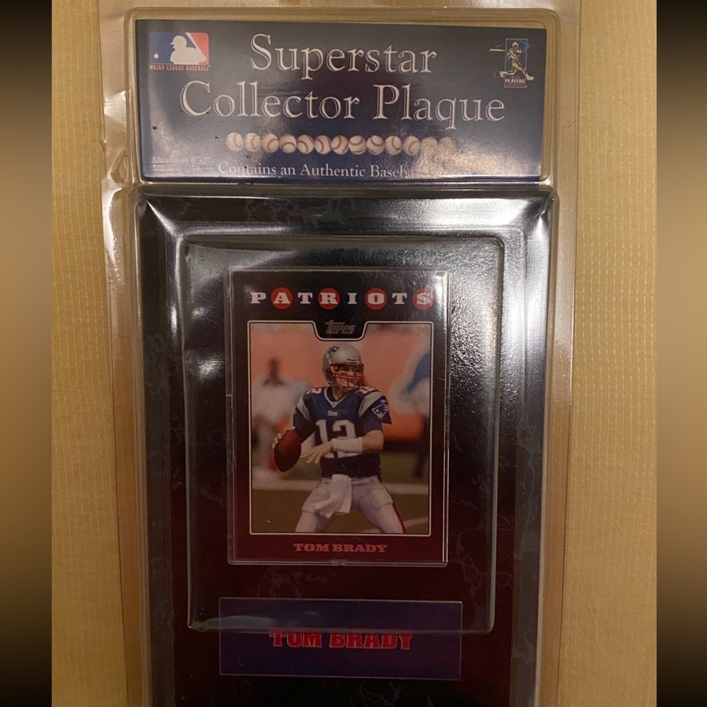 Tom Brady Collectors Plaque
